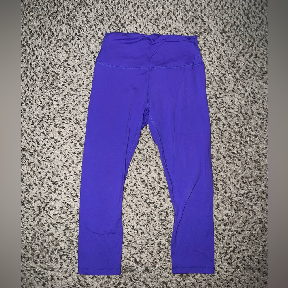 ZYIA Bold Purple Capri Leggings